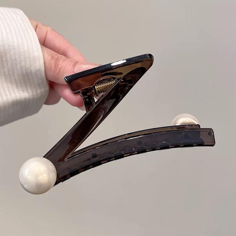 Заколка для волос в корейском стиле с бантом в горошек - Элегантная и универсальная