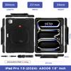 For iPad Pro 13 (2024) Case with Shoulder Strap TPU+PC+Silicone Kickstand Tablet Cover