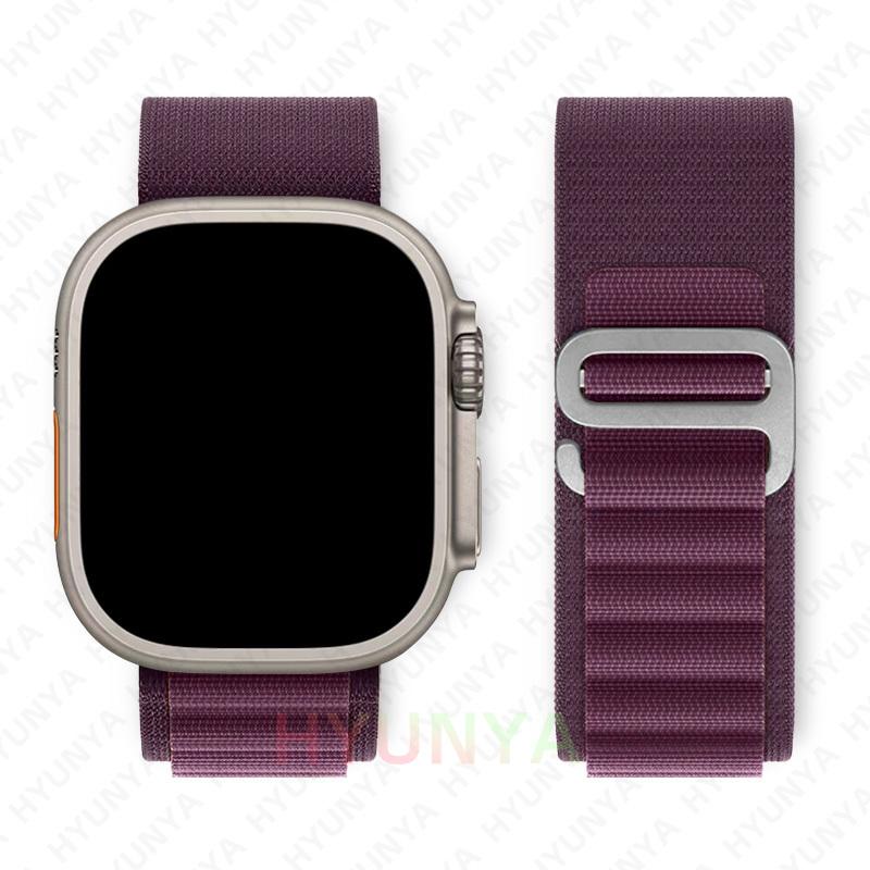 Альпийский ремешок для Apple Watch Band Series 10 9 8 7 SE Ultra 2 41мм 42мм 45мм 46мм 49мм 40мм 44мм IWatch Correa Ремешок Браслет