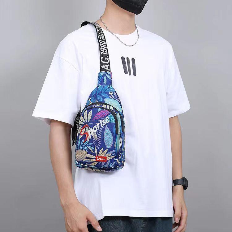 Сумка на грудь мужская сумка через плечо на одно плечо большой емкости для спорта на открытом воздухе и отдыха модная маленькая сумка на плечо большой емкости