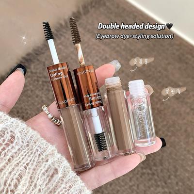 Краска для бровей с двойной головкой для укладки