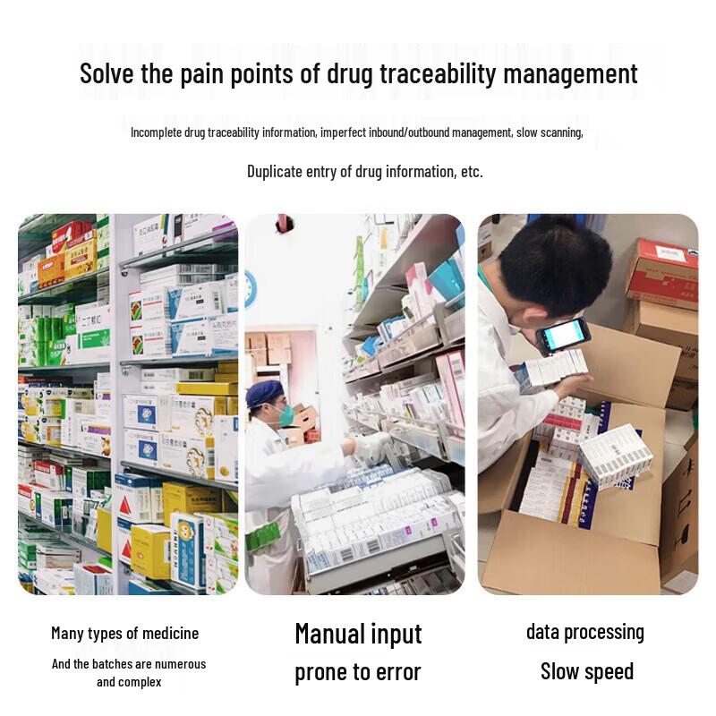 GEPAD 8MP Auto-Focus Document Camera with Drug Traceability Scanner CN plug (adapter included)