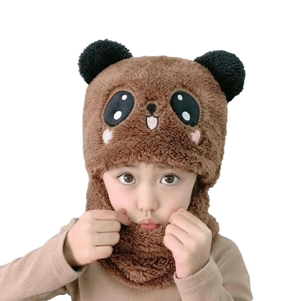 Panda Children Beanie Caps Cartoon Kids Plush Hat Fashion Kids Winter Hats Toddler