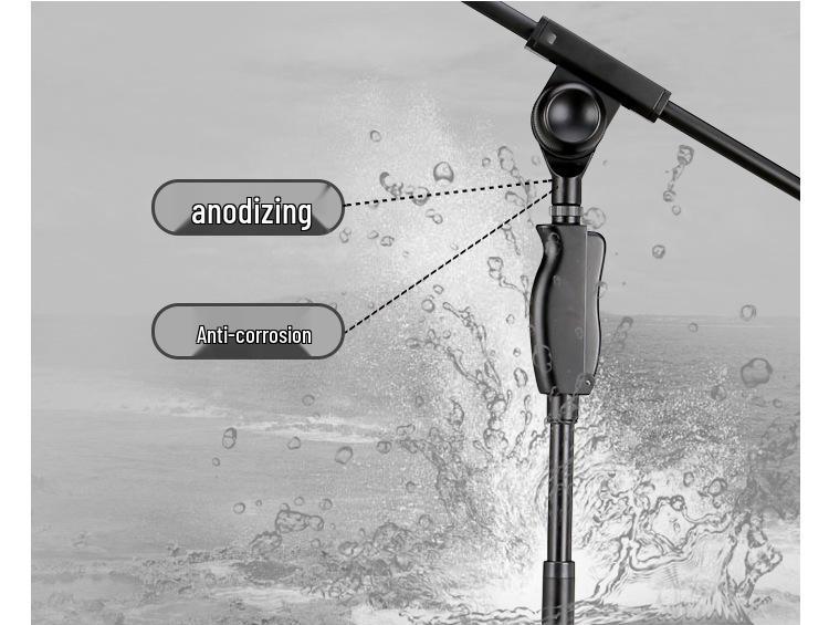 Professional All-Metal Hand-Pressed Stage Microphone Stand