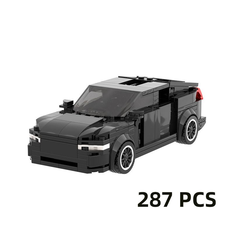 Технический Автомобиль MOC Гоночный Автомобиль Ралли Скорость Строительные Блоки Кирпичи Городской Транспорт Ретро Украшение Суперкар Игрушки Для Детей Взрослых Подарки