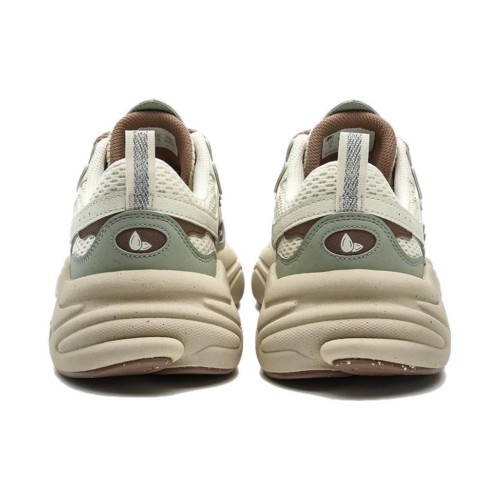 FILA MARS 1S+ Mars 1S Textile, Synthetic Leather, TPU Low top Casual Shoes Men's Beige White Green F12M332123FAS