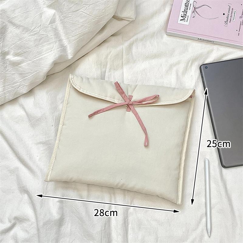 11/13Inch Laptop Storage Bag Ballet Style Bowknot Soft Case Sleeve Pouch Tablet Bag Protective Laptop Bag