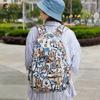 Cartoon Print High School Junior High School High Capacity Backpack Girl Schoolbag Student Backpack