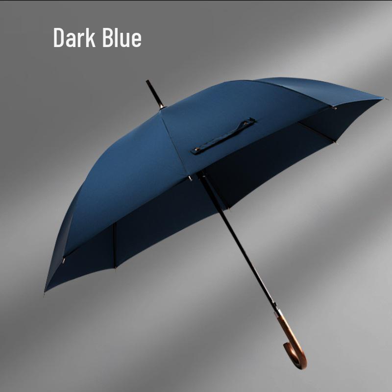 PARACHASE Ретро Мужской Большой Минималистичный Зонт - Модный Автоматический Зонт с Длинной Ручкой для Двух Человек