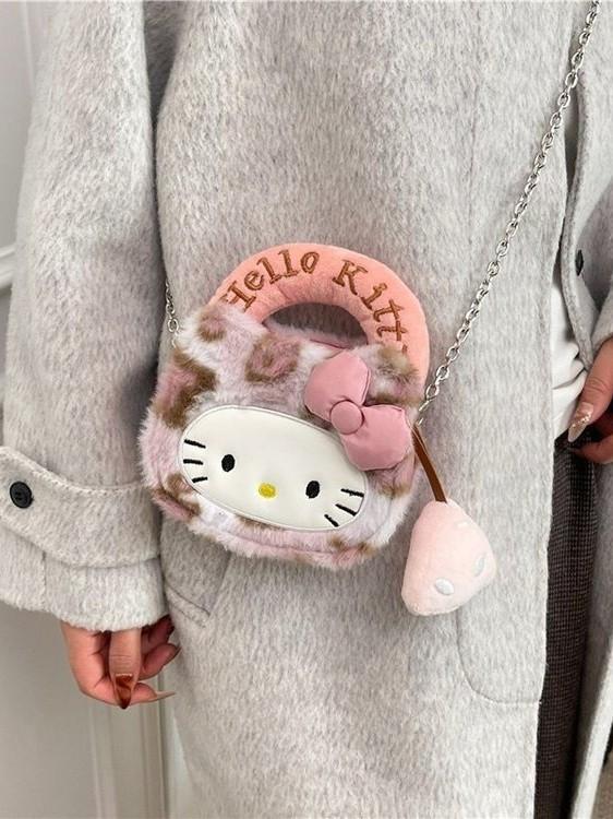 Hello Kitty Plush Backpack For Girls And Teens With Ample Storage And Comfortable Straps