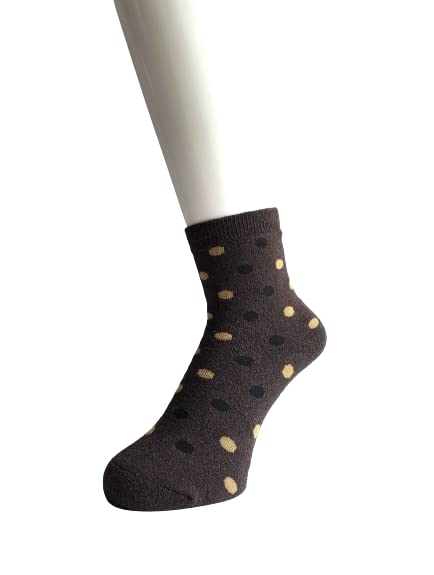 EM Wear Japan Warm Monochrome Pile Socks for Thick Cotton Sizes Set of 4 C32 Women's Fall/Winter, Blend, 23-25cm, (Colors Available)