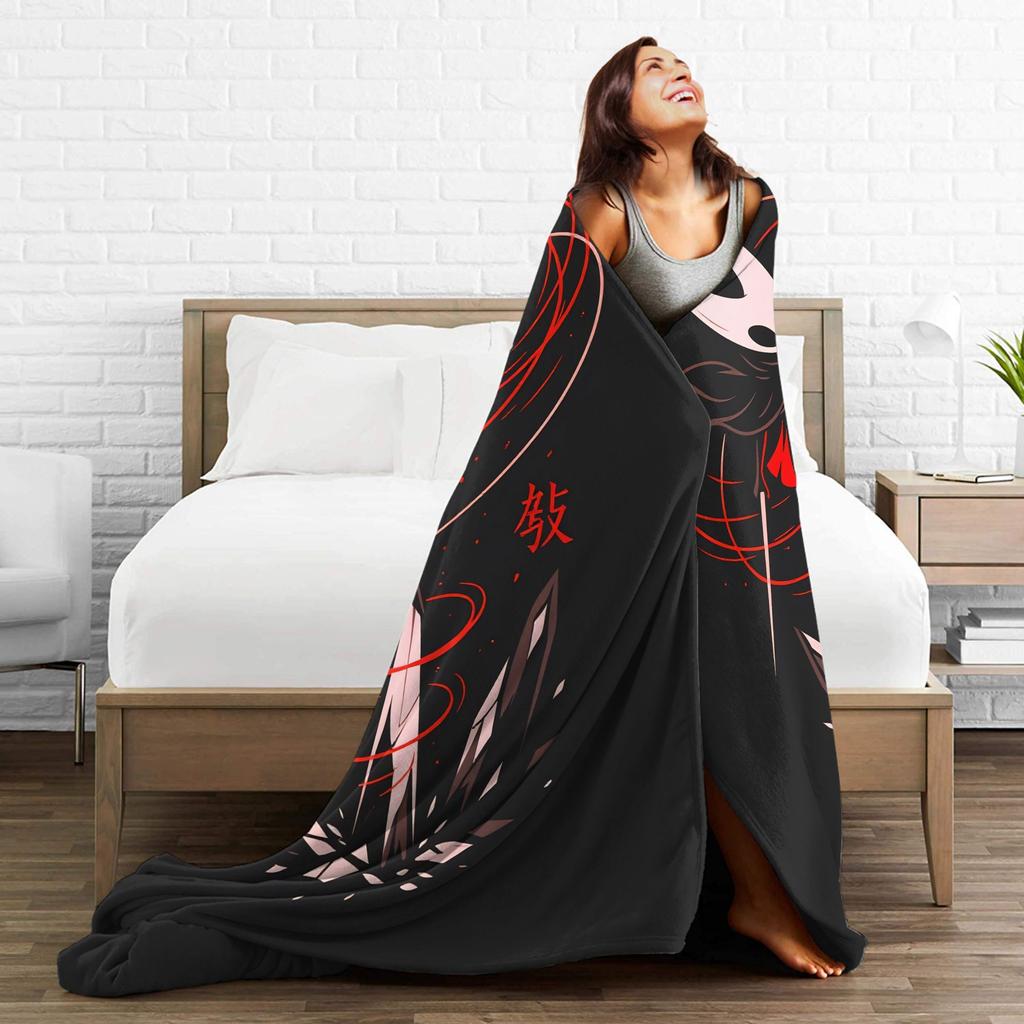 Hollow Knight Silksong Plush Blanket Girls Boys Flannel Throw Blanket For Home Decor Soft Warm Custom Quality Bedspread Gift