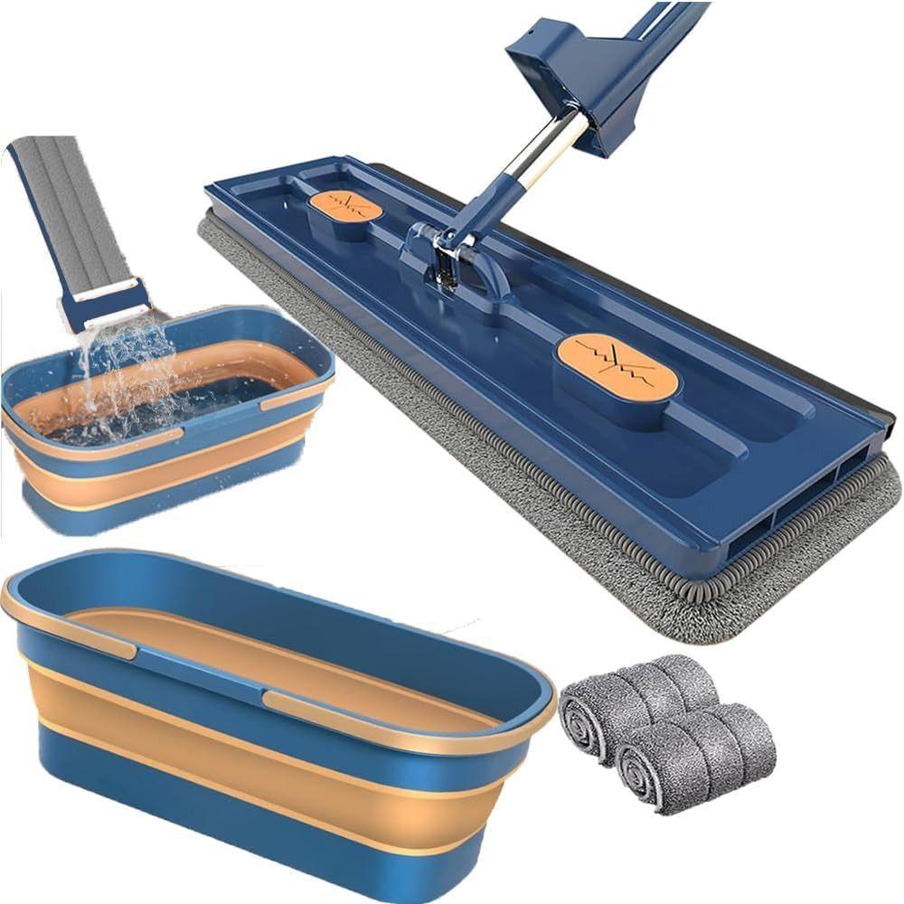 Многофункциональная плоская швабра для чистки, инструмент для чистки большой емкости, ведро для чистки швабры для дома