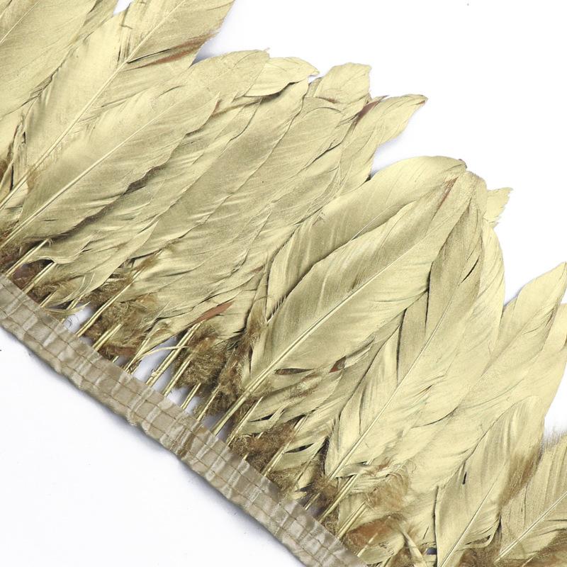 Selected High-Quality Gold-Sprayed Goose Feather Cloth With 15-20Cm Clothing Diy Color Wedding Accessories Clothing Accessories