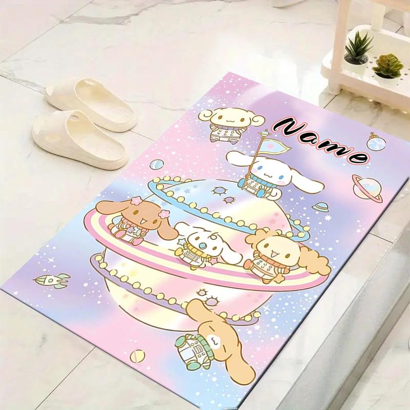 Custom 1Pc Space Friends Celebration Rug Office Carpet Indoor Outdoor Entrance Doormat Nonslip Soft And Comfortable Living Room D2915317