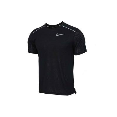 Мужская черная футболка с коротким рукавом для бега Dri-FIT CT7750-010