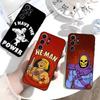 Чехол для телефона N-MOTU He-Man для Samsung S26, S25, S24, S23, S22, S21, S20, Plus, Fe, Lite, Другие Черный Чехол