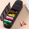 7 Days Vitamin Pill Case Double-Layer Pill Storage Box Weekly Pillbox Tablet Holder  Men/Women