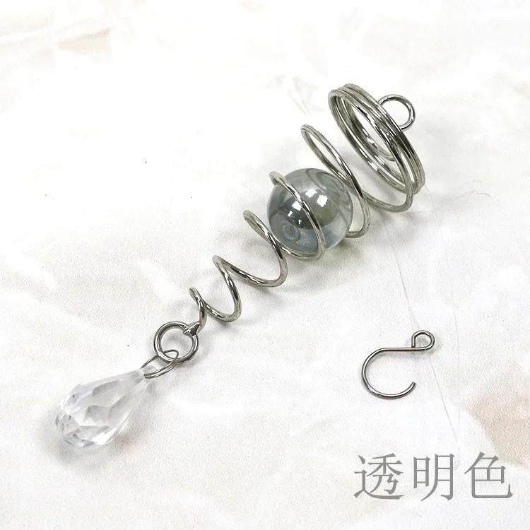 Вращающийся Спираль Хвост Спиннер Ветра Звонки Хрустальный Стеклянный Шар Подвеска Маятник Сад Детская Окна Висячие XMS Елочные Украшения