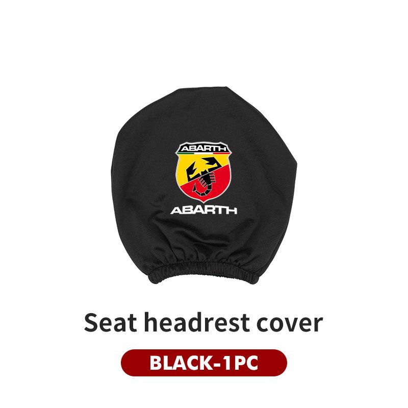 ASF1 Car Seat Headrest Neck Pillow Dustproof Protective Cover compatible for Abarth FIAT 500 Ducato Stilo Palio UNO Astra Bravo Tipo