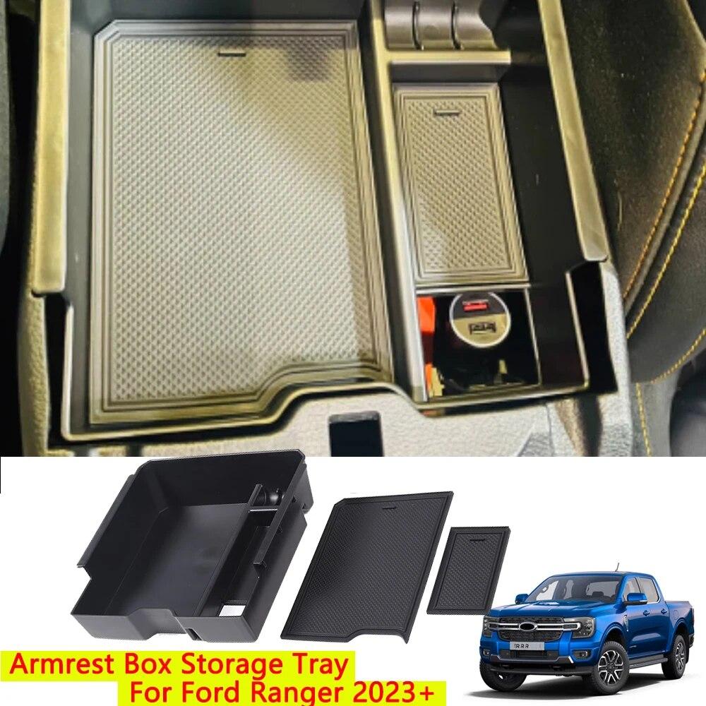 Автомобильный подлокотник, лоток для хранения, органайзер, чехол для Ford Ranger T9 2023 2024, автоаксессуары