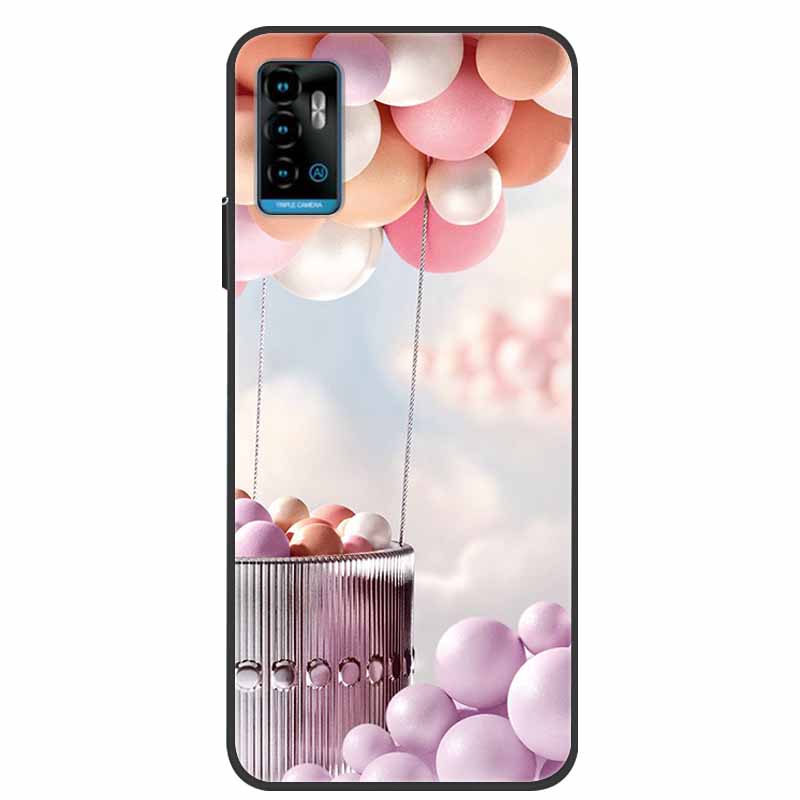 Чехол для ZTE Blade A71 Ударопрочный Мягкий силикон ТПУ Задняя крышка Для ZTE BladeA71 Чехлы для телефона Для ZTE Blade A 71 2021 Милый мультяшный