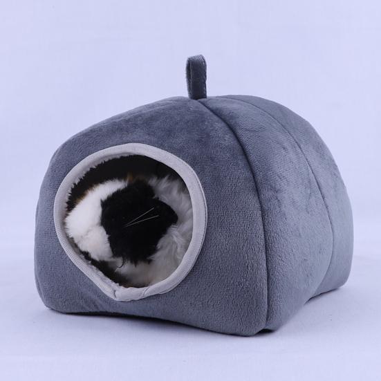 Cozy Warm Hedgehog Nest Windproof Comfortable Versatile Semi-closed Little Pet Nest for Autumn Winter