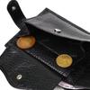 Стильный мужской кошелек горизонтального формата из натуральной кожи Tony Bellucci Wallet 22015 Черный