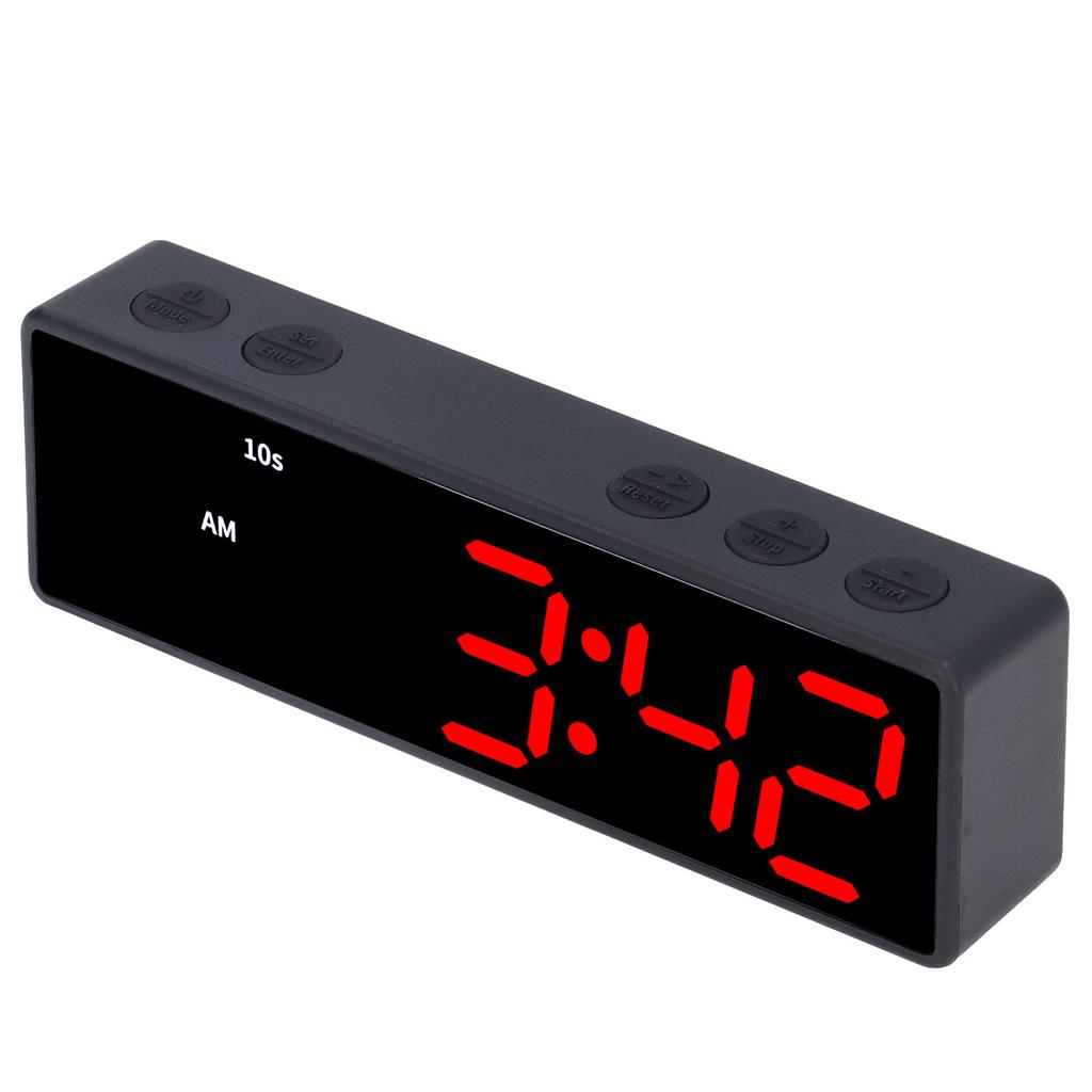 Тренировочный таймер светодиодный цифровой таймер многофункциональный электронный настольный часы для фитнеса в спальне