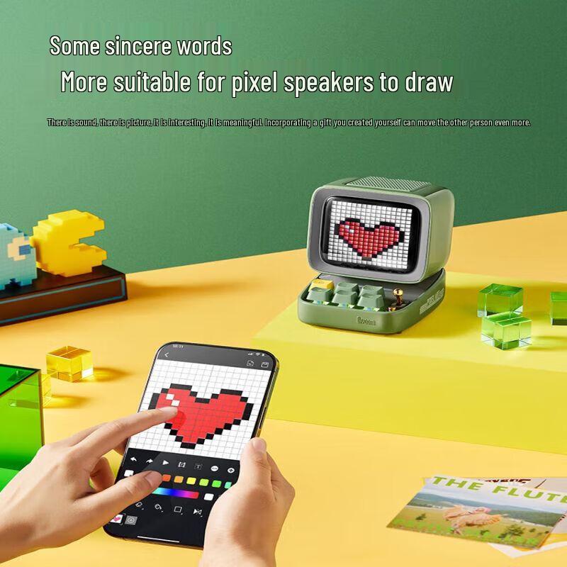 Divoom DitooMic Pixel Art Bluetooth Speaker with Microphone