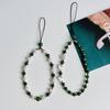 Vintage Chinese-Inspired Pearl & Butterfly Stone Phone Lanyard