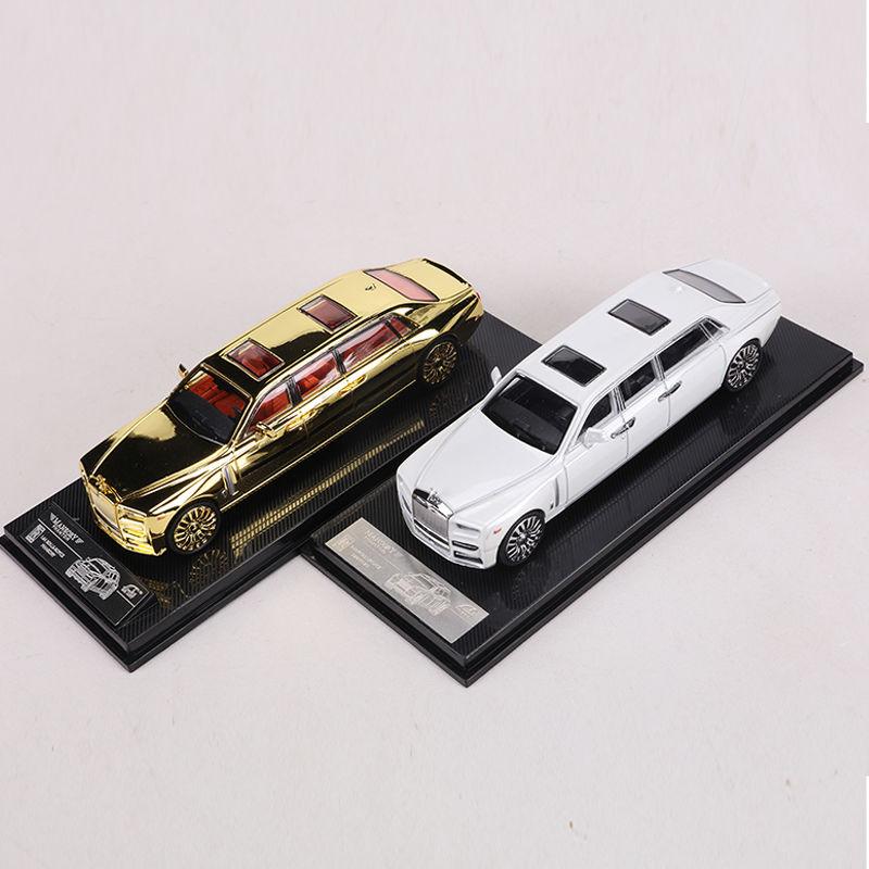 SCA 1/64 Rolls Royce Phantom VIII Металлическая гоночная машина Литьевые модели и игрушечные транспортные средства Модель автомобиля Миниатюрная модель автомобиля Для детей