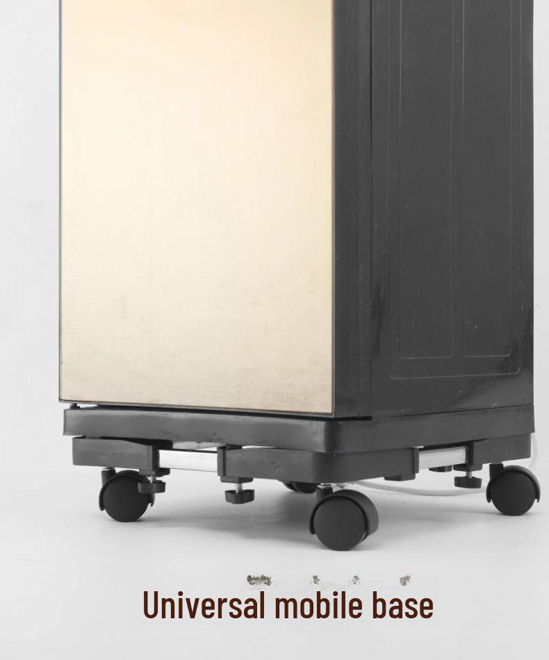 Adjustable Mobile Base for Drum Washers, Refrigerators, and Water Dispensers