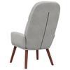 Relax Chair Light Grey Velvet