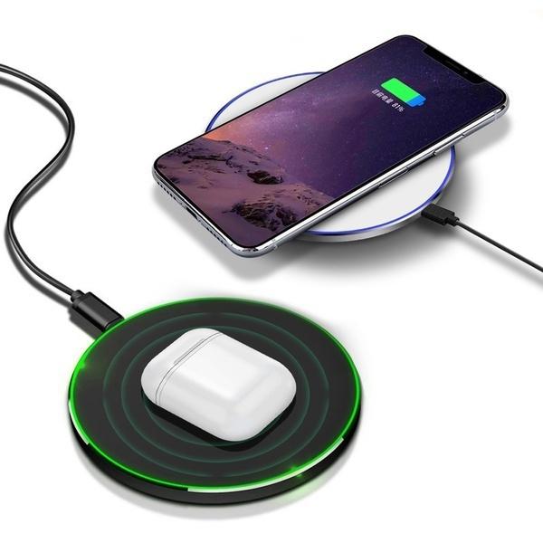 30W Portable Newest 60W Super Fast Qi Wireless Charger Pad for iPhone Samsung Huawei Xiaomi Wireless Charging Dock