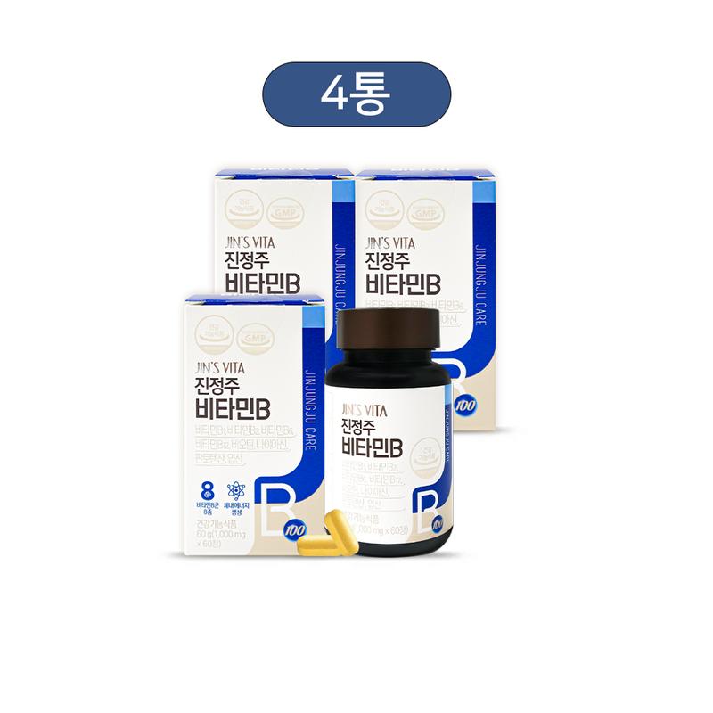 Jinjeongju Vitamin B Jinjeongju Mall Jinyaksamol 60 tablets, 4