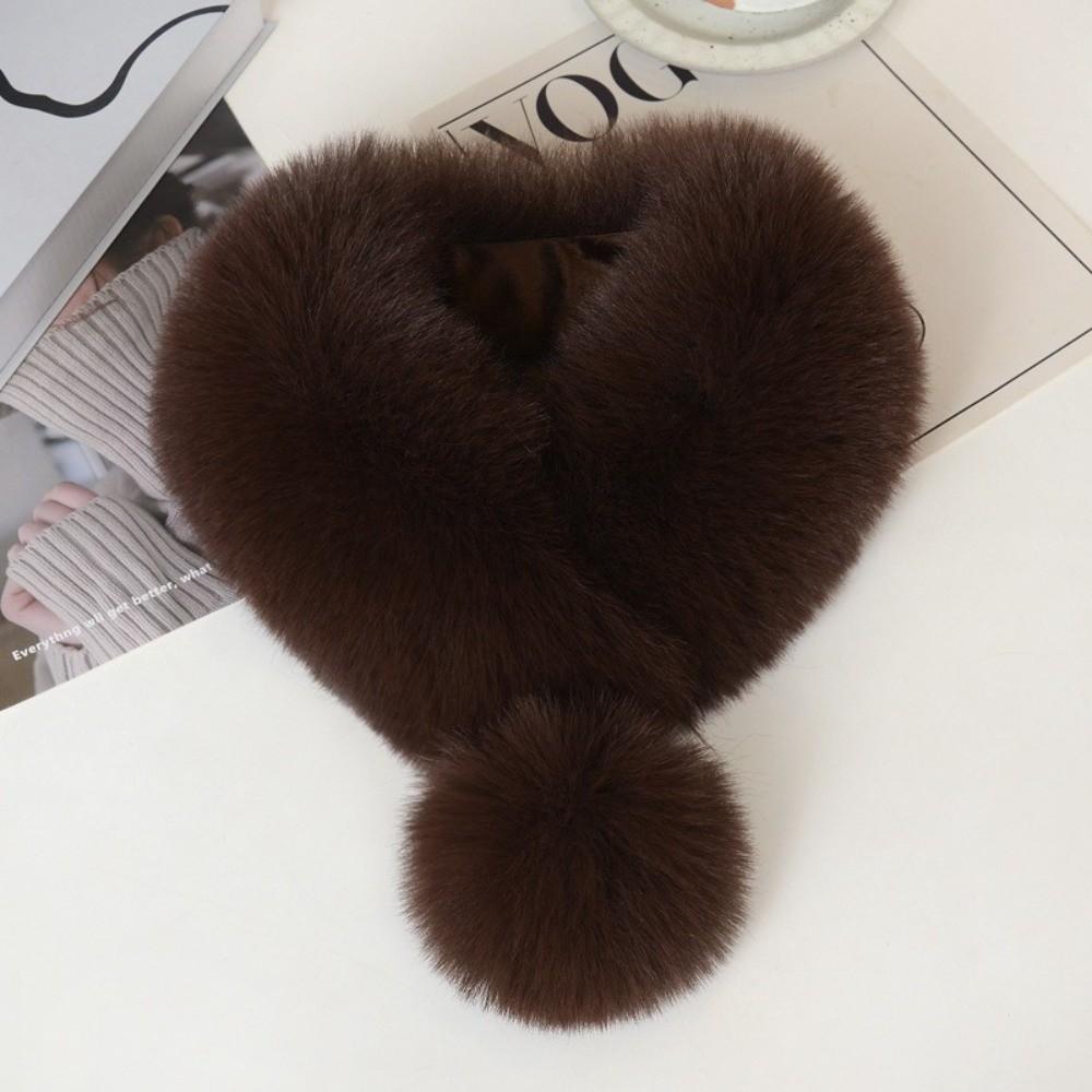 Soft Cross Neck Warmer Thickened Neck Warm and Shawl Casual Neck Collar