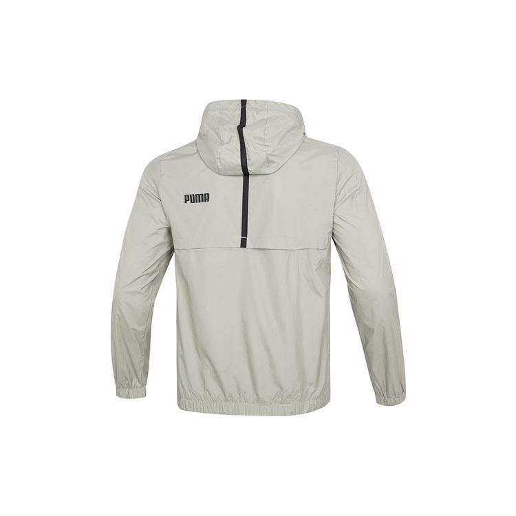 Puma Куртки Мужские Серо-зеленый С капюшоном Умеренный Другое 849462-68