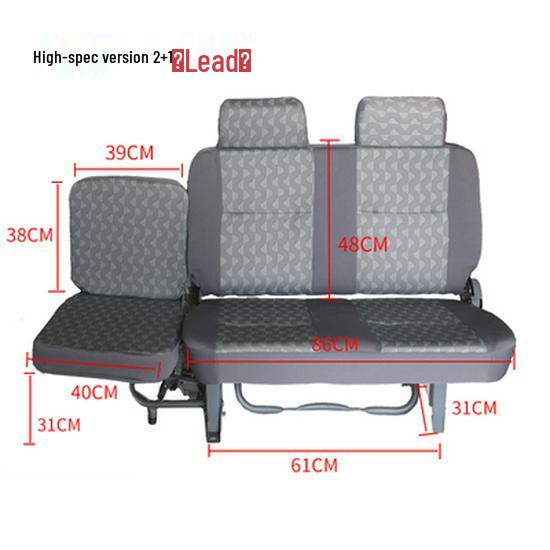 Compatible Seat Covers for Wuling Sunshine Vans 6376, 6371, 6373, and 6400 Hongtu - Front & Middle Rows