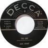 7-дюймовая пластинка EARL GRANT - The End 930719 Decca 1958 США Поп Б/у