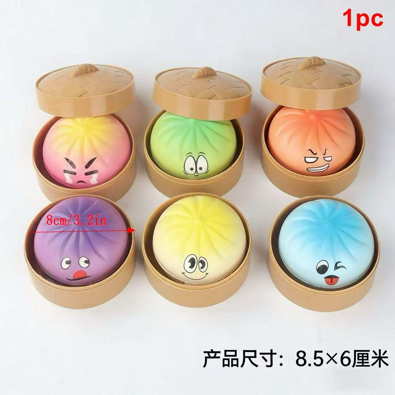 Dumpling Squishy Toys Squeeze Mystery Dumplings Sensory Ball Party Gifts Anti Stress Props Stress Relief Decompression Toys