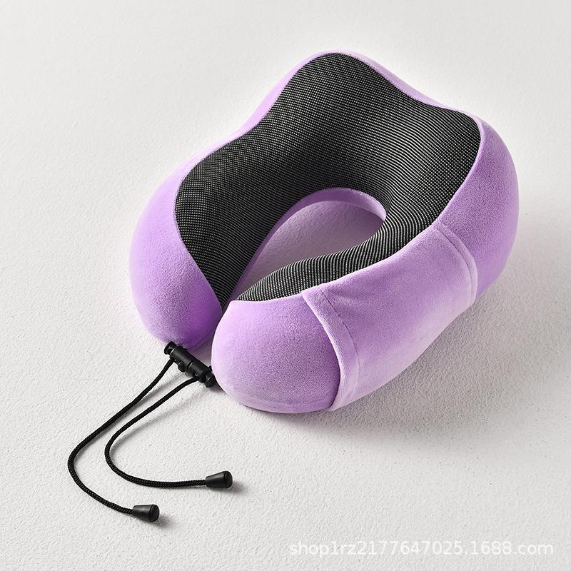 Memory cotton u-shaped pillow comfortable storage neck pillow office nap magnetic cloth neck pillow