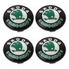 4Pcs 56mm Car Wheel Center Caps Hub Cap Covers Emblem Styling for Skoda A5 A7 A8 Fabia Karoq Superb Rapid Kamiq Octavia MK2 MK1 2 3