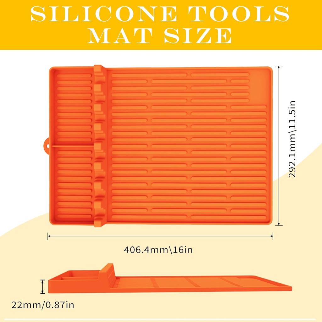 Silicone Mat for Blackstone, 16 * 11.5 In Food Grade Silicone Oven Tool Mat, Perfect Blackstone Grid Accessories.