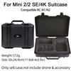 Waterproof Case Storage Box Suitcase Hard Case Explosion-proof Large Capacity Drone Handbag For DJI Mini 4K/Mini 2/Mini 2 SE