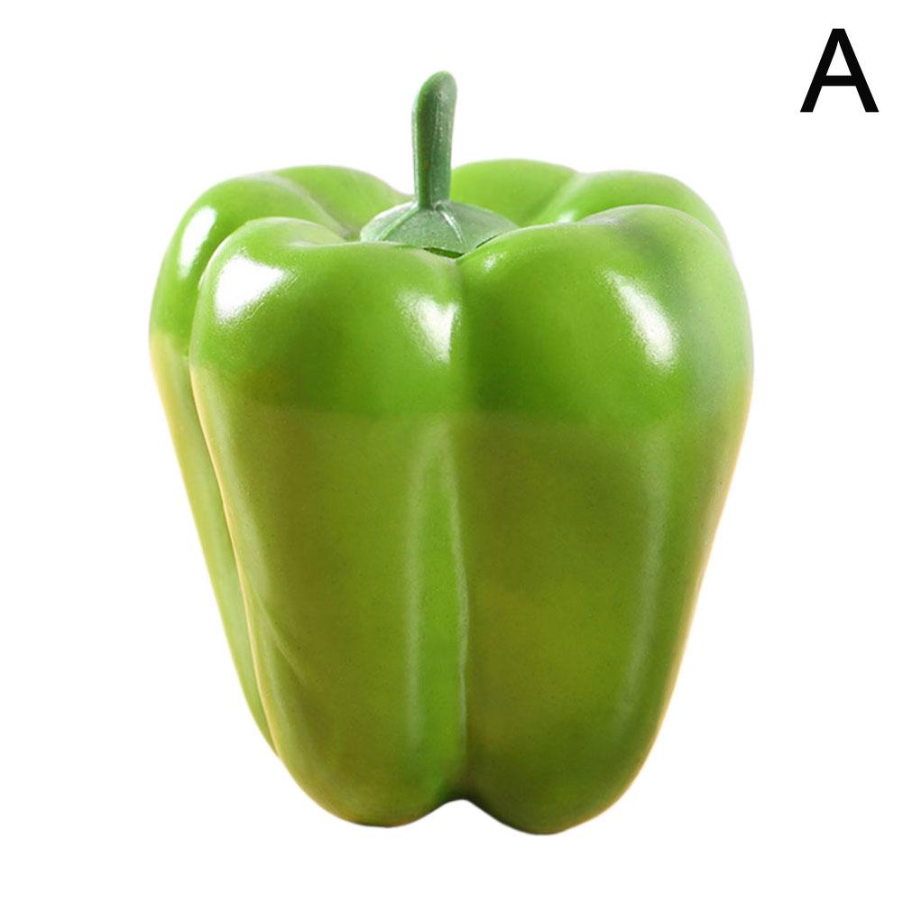 Simulated Colorful Pepper Model Replica Realistic Vegetable Accessorie Chili Arrangement Fake D N3A7