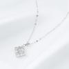925 silver platinum-plated cubic Angela necklace