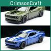 Имитация Challenger Alloy Srt Hellcat Модель спортивного автомобиля Игрушка для демонстрации