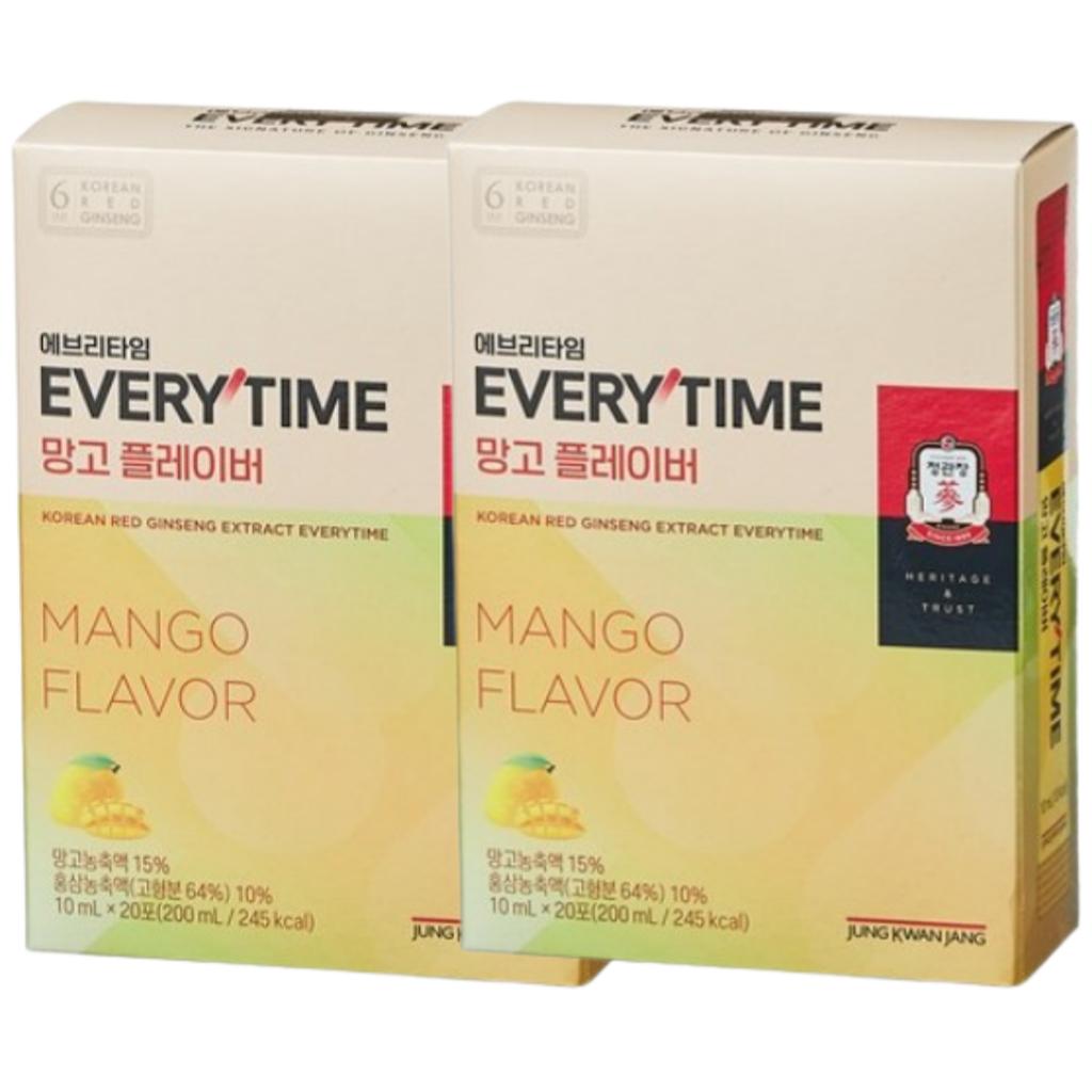 [JUNG KWAN JANG] Every Time Mango Flavor 200ml(10mlx20P)/Korean Red Ginseng Extract Everytime