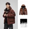 Men's Down Jacket Autumn and Winter Fashion All-match Men's Short Hooded Thickened Coat